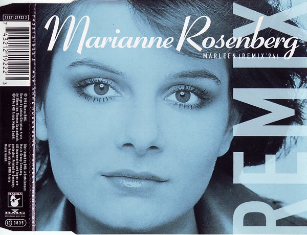 Marianne Rosenberg - Marleen (Remix '94) CD Single 1994
