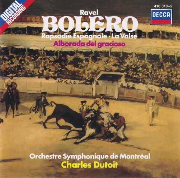 Ravel - Bolero + Rapsodie Espagnole etc. (Orchestre Symphonique De Montreal, Charles Dutoit) CD 1982 1983