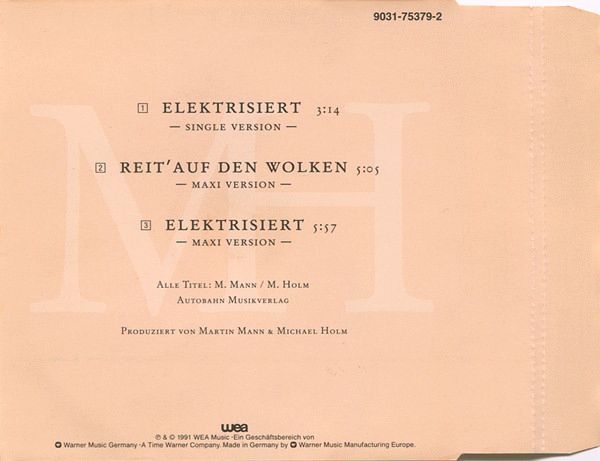 Michael Holm - Elektrisiert CD Single 1991