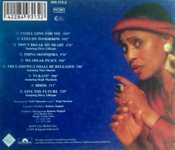 Miriam Makeba - Eyes On Tomorrow CD 1991