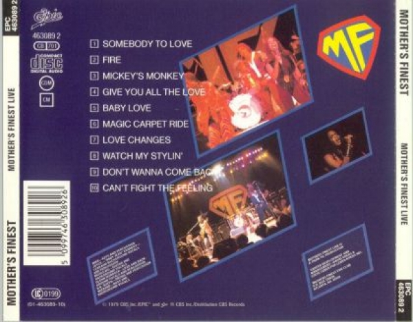 Mother's Finest - Live CD 1979 1991