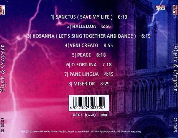 Mystic Voices - Mystic & Gregorian CD 2002