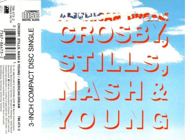 Crosby, Stills, Nash & Young - American Dream 3 INCH CD Single 1988