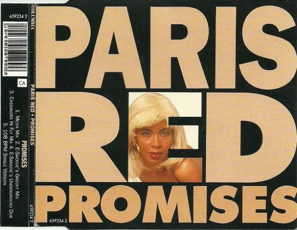 Paris Red - Promises CD Single 1993