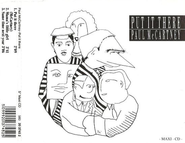 Paul McCartney - Put It There CD Single 1990