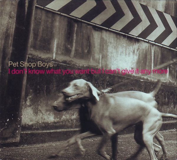 Pet Shop Boys - I Don't Know What You Want But I Can't Give It Any More PROMO SLIPCASE CD Single 1999