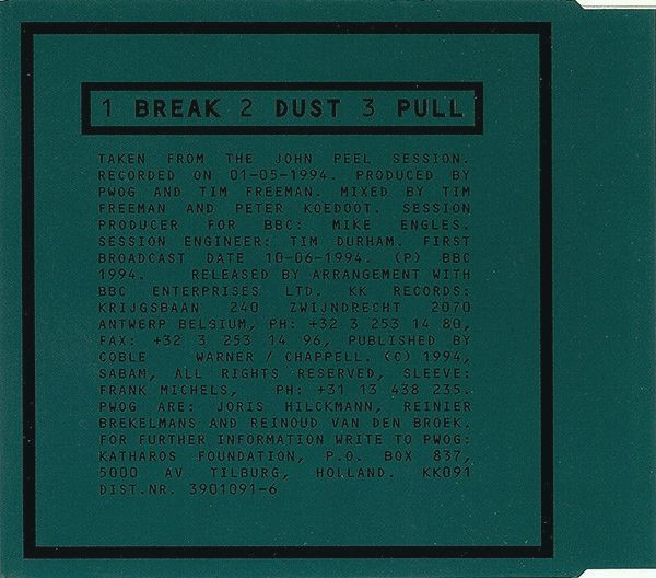 Psychick Warriors Ov Gaia (PWOG) - Peel Session CD Single 1994