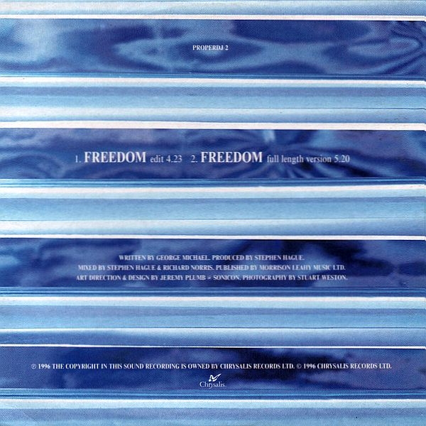 Robbie Williams - Freedom PROMO CD Single 1996