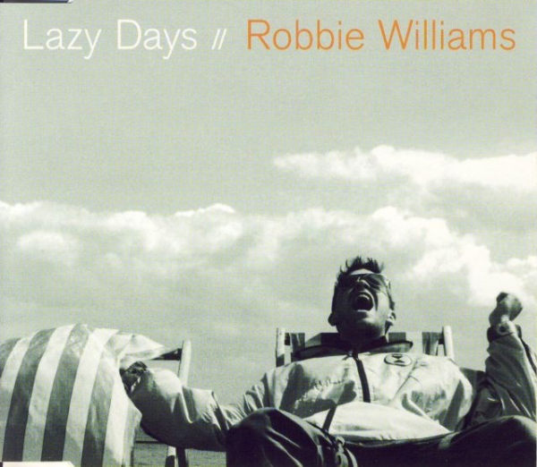 Robbie Williams - Lazy Days PROMO PICTURE CD Single 1997