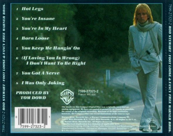 Rod Stewart - Foot Loose & Fancy Free CD 1977 1990