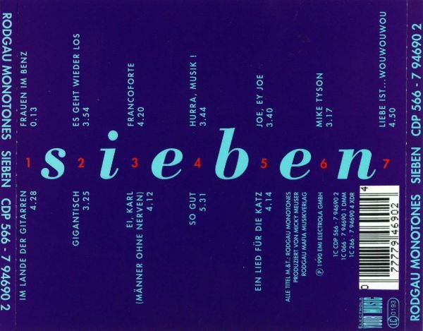 Rodgau Monotones - Sieben CD 1990