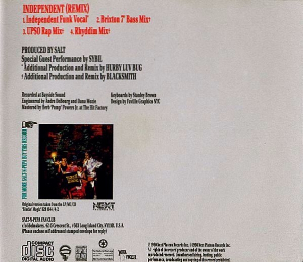 Salt 'N Pepa - Independent (Remix) CD Single 1990