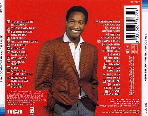 Sam Cooke - The Man And His Music CD 1986