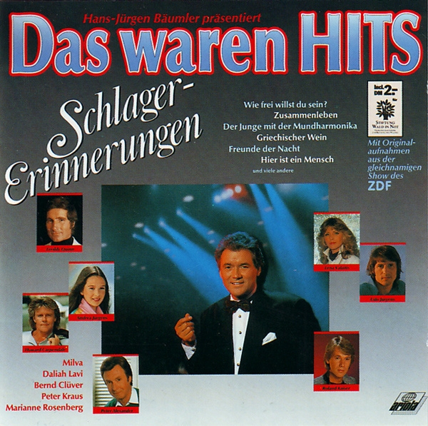 Various Artists - Das Waren Hits: Schlager-Erinnerungen CD 1990