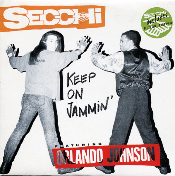 Secchi featuring Orlando Johnson - Keep On Jammin' CD Single 1991