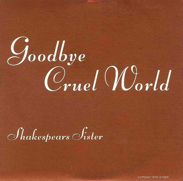 Shakespears Sister - Goodbye Cruel World PICTURE CD Single 1992