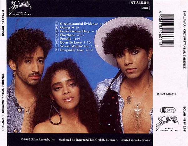 Shalamar - Circumstantial Evidence CD 1987