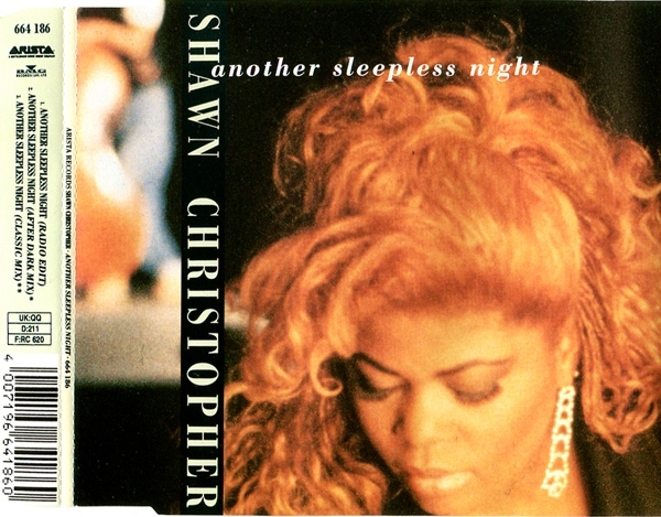 Shawn Christopher - Another Sleepless Night CD Single 1991