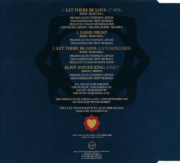 Simple Minds - Let There Be Love (CD 1) CD Single 1991