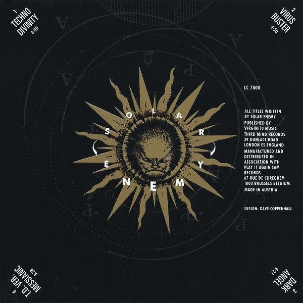 Solar Enemy - Techno Divinity CD Single 1990
