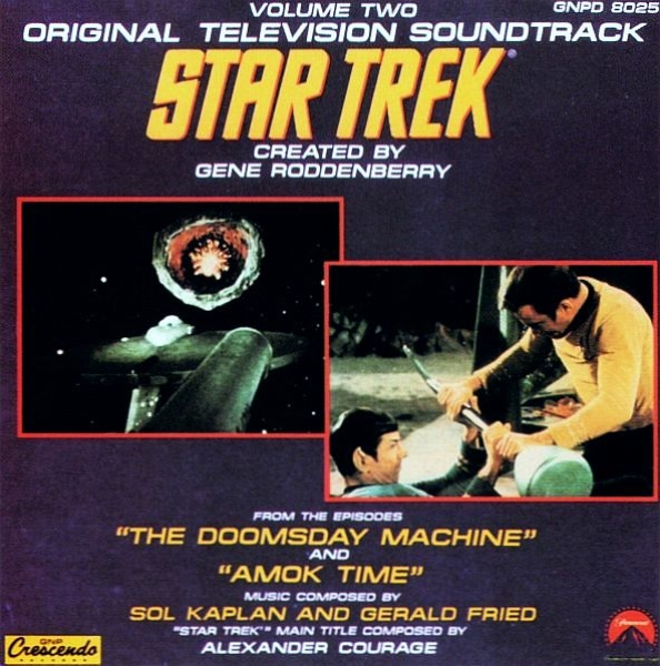 OST - Star Trek: The Doomsday Machine & Amok Time. Original TV Soundtrack Volume Two (2) CD 1991