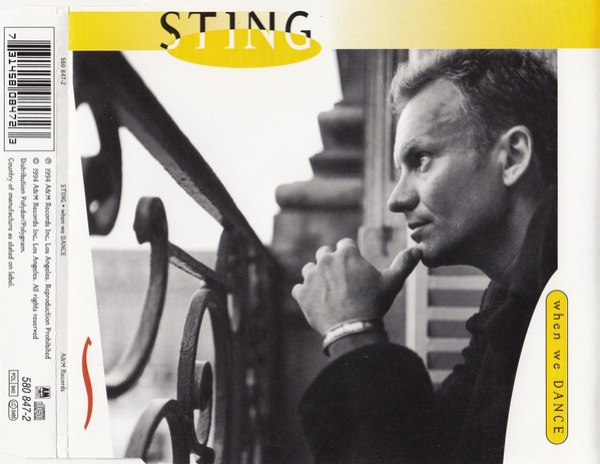 Sting - When We Dance CD Single 1994