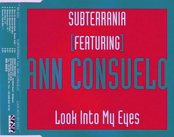 Subterrania Featuring Ann Consuelo - Look Into My Eyes CD Single 1994