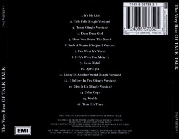 Talk Talk - The Very Best Of CD 1997