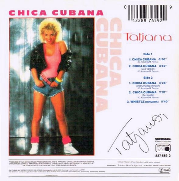 Tatjana - Chica Cubana CD Single 1988
