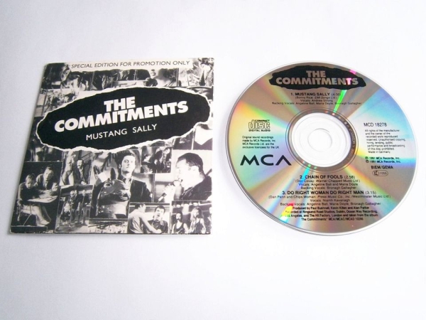 The Commitments - Mustang Sally PROMO CD Single 1991