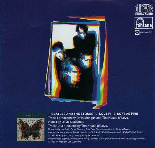 House Of Love - Beatles And The Stones CD Single 1990