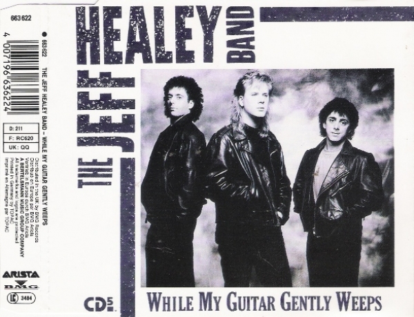 Jeff Healey Band - While My Guitar Gently Weeps CD Single 1990