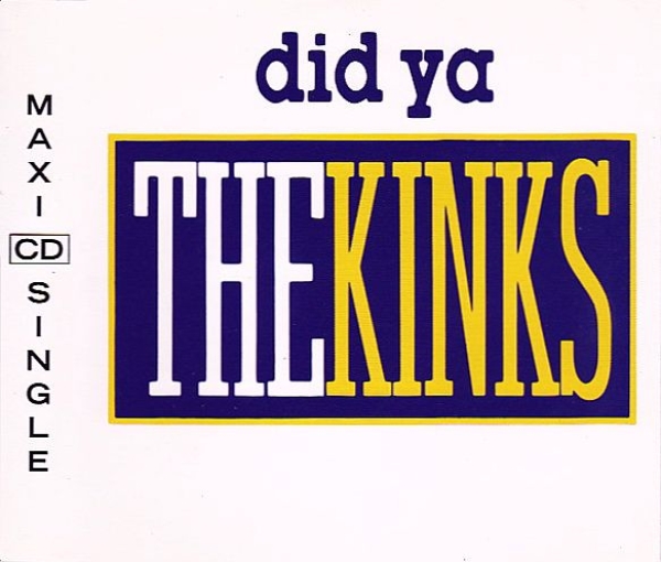 Kinks - Did Ya CD Single 1991