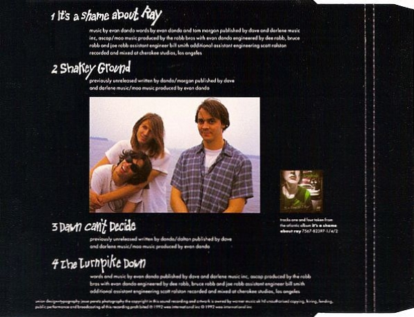 Lemonheads - It's A Shame About Ray CD Single 1992