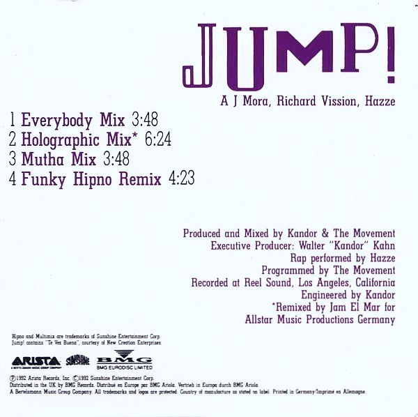 Movement - Jump! CD Single 1992