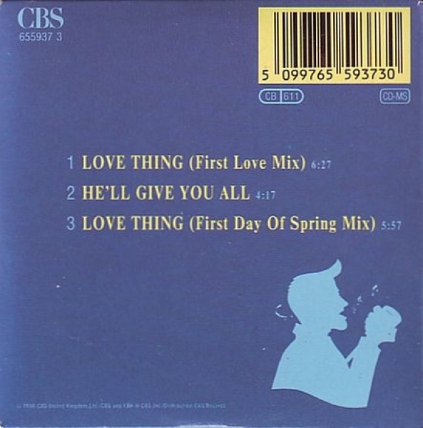 Pasadenas - Love Thing 3 INCH CD Single 1990