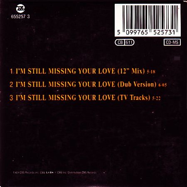 S.O.S. Band - I'm Still Missing Your Love 3 INCH CD Single 1989
