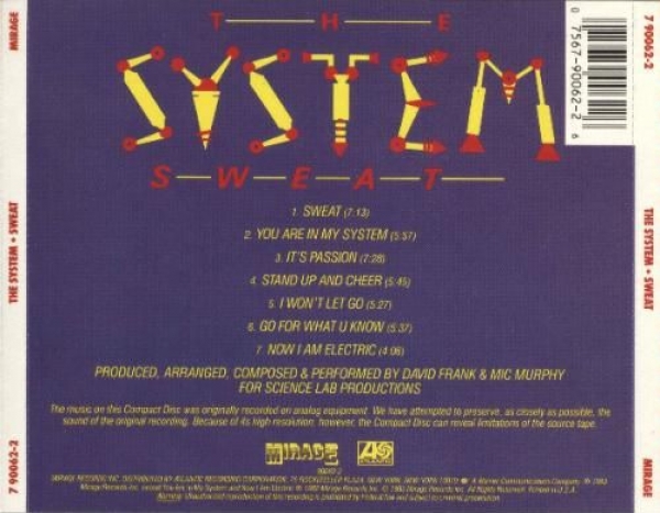 System - Sweat CD 1983 1989