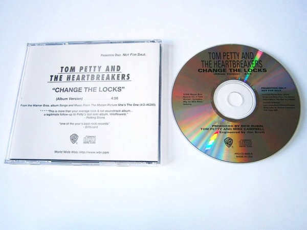 Tom Petty & the Heartbreakers - Change The Locks PROMO CD Single 1996