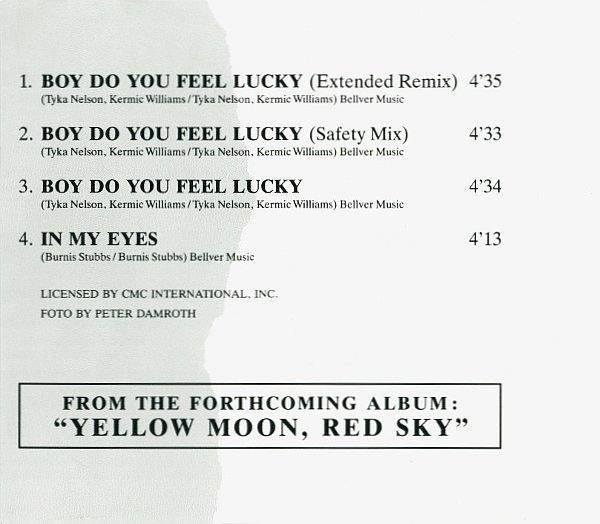 Tyka Nelson - Boy Do You Feel Lucky CD Single 1991