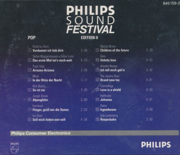 Various Artists - Philips Sound Festival Edition II (2): Pop PROMO CD 1990