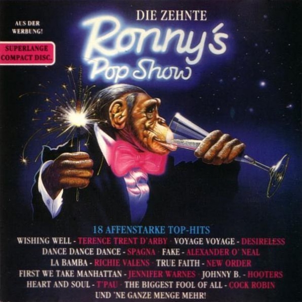 Various Artists - Ronny's Pop Show Die Zehnte (10) CD 1987