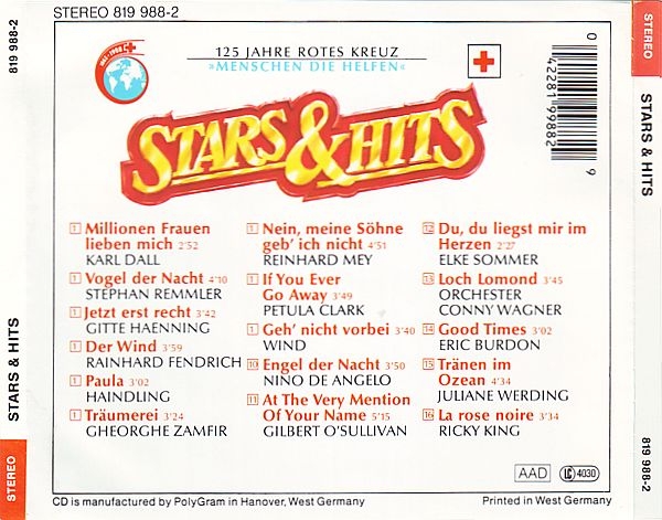 Various Artists - Stars & Hits CD 1988