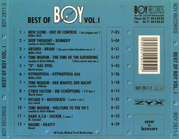 Various Artists - Best Of Boy Vol. 1 CD 1993