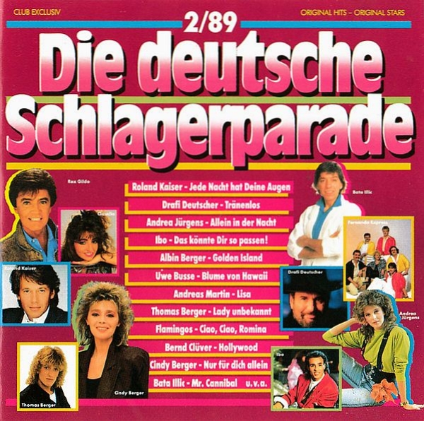 Various Artists - Die Deutsche Schlagerparade 2 89 CLUB CD 1989