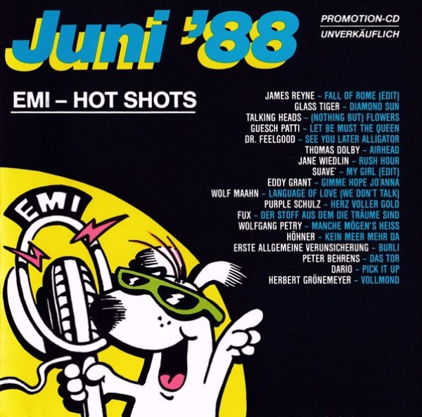Various Artists - Juni '88. EMI: Hot Shots PROMO CD 1988