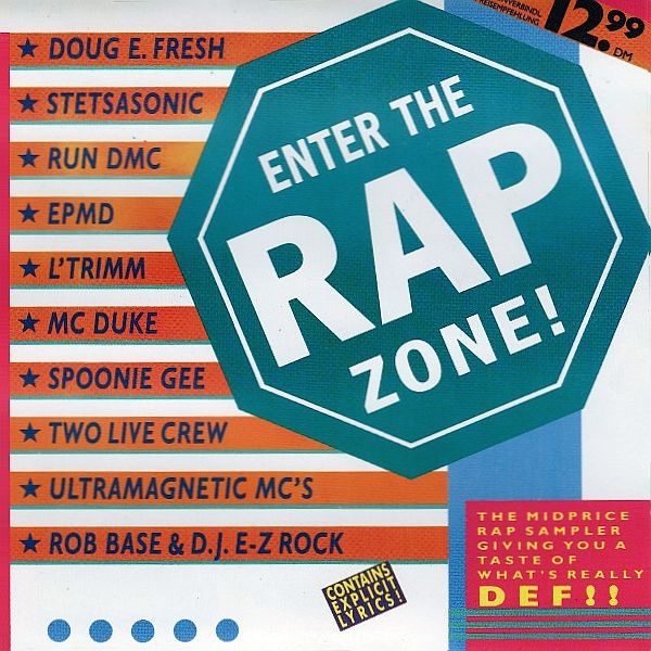Various Artists - Enter The Rap Zone! CD 1988