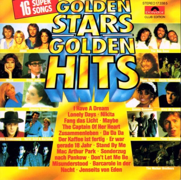 Various Artists - Golden Stars Golden Hits: 16 Super-Songs CLUB CD 1987
