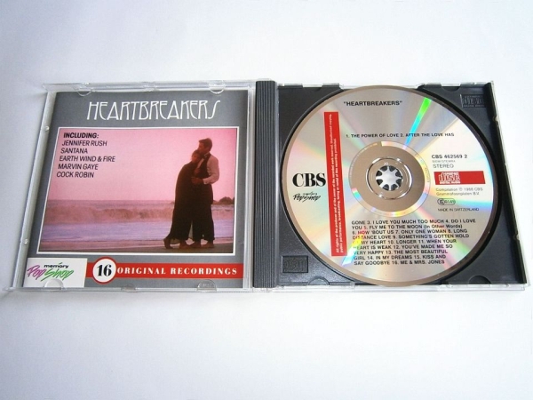 Various Artists - Heartbreakers DADC AUSTRIA MATRIX ON SWISS MADE CD 1988