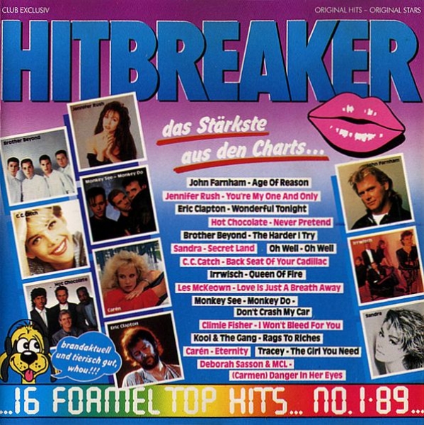 Various Artists - Hitbreaker 1 89: 16 Formel Top Hits CLUB CD 1989